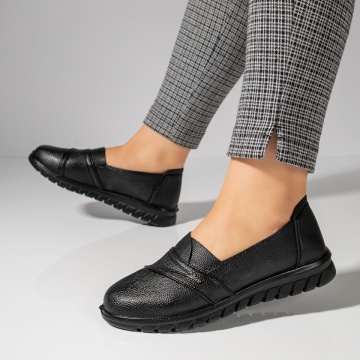 Pantofi dama casual negri cu talpa joasa MOD06126, 3, modlet.ro
