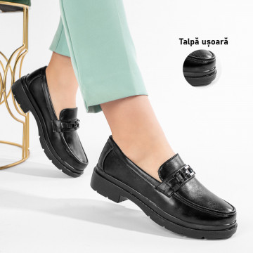 Pantofi dama casual negri MOD11216, 3, modlet.ro