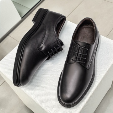 Pantofi eleganti barbati cu siret negri din Piele naturala NICU4, 2, modlet.ro