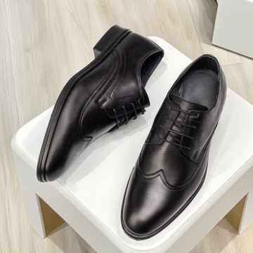 Pantofi eleganti barbati negri din Piele naturala NICU14