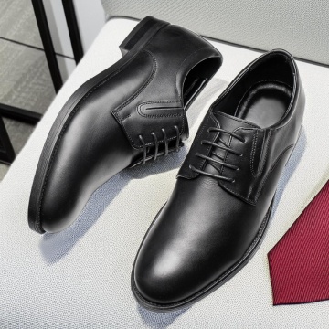 Pantofi eleganti negri barbati din Piele naturala MOD11895, 4, modlet.ro
