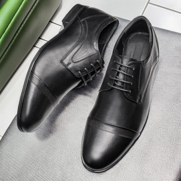 Pantofi eleganti negri barbati din Piele naturala MOD11904, 2, modlet.ro