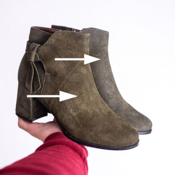 Botine dama Piele verzi Givelo, 2, modlet.ro