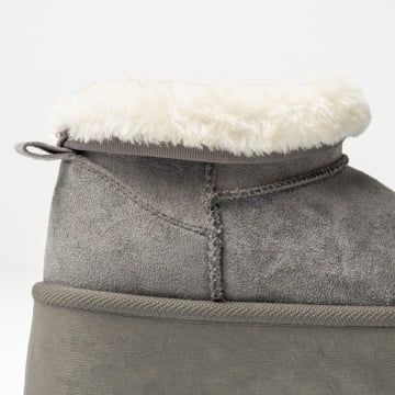 Cizme dama cu talpa groasa si imprimeu tip oog gri suede NINA9, 2, modlet.ro