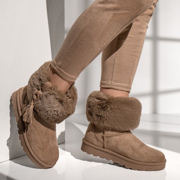 Cizme dama khaki tip UG MOD12551, 2, modlet.ro