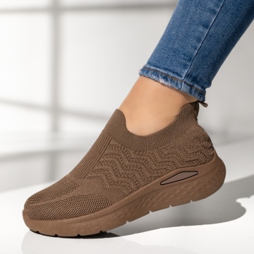 Espadrile dama cu talpa groasa khaki MOD14210, 2, modlet.ro