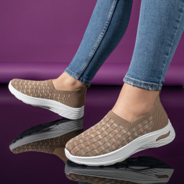 Espadrile dama khaki MOD11242, 2, modlet.ro