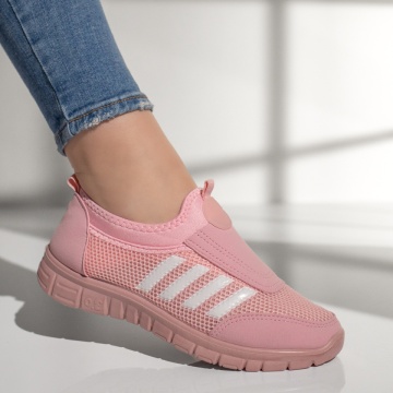 Espadrile sport dama cu talpa groasa roz MOD13181, 3, modlet.ro