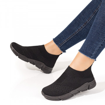 Espadrile sport dama negre ZEF10146, 3, zeforia.ro