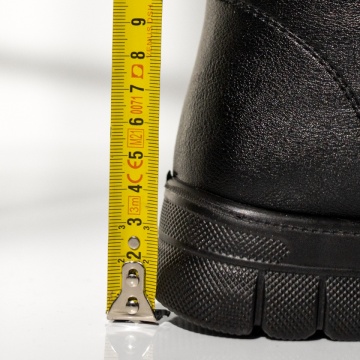 Ghete dama cu fermoar si scai negre MOD14098, 4, modlet.ro