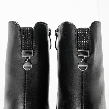 Ghete dama cu platforma negre FLORINA3, 3, modlet.ro