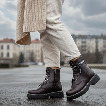 Ghete maro dama cu fermoar si accesorii MOD07141, 4, modlet.ro