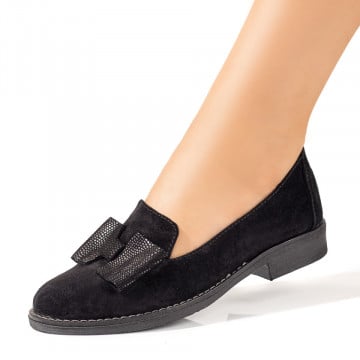 Mocasini dama negri suede din Piele naturala ZEF09916, 1, zeforia.ro