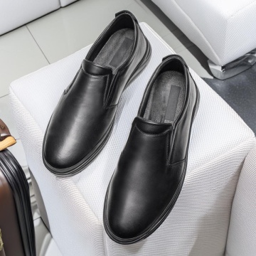 Pantofi casual barbati negri din Piele naturala MOD12066, 3, modlet.ro