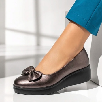 Pantofi casual dama cu platforma gri IRIS23, 1, modlet.ro