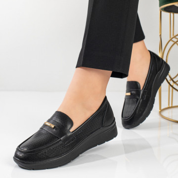 Pantofi casual dama cu platforma negri MOD11102, 2, modlet.ro