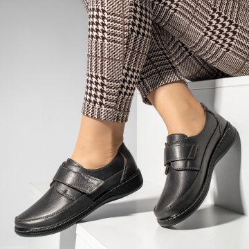 Pantofi casual dama, Pantofi casual dama cu talpa joasa gri MOD14245, modlet.ro