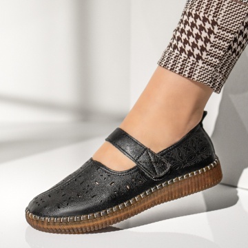 Pantofi casual dama negri cu scai MOD13269, 3, modlet.ro