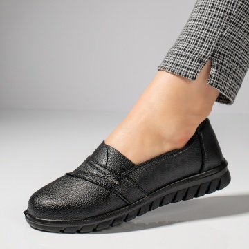 Pantofi dama casual negri cu talpa joasa MOD06126, 4, modlet.ro