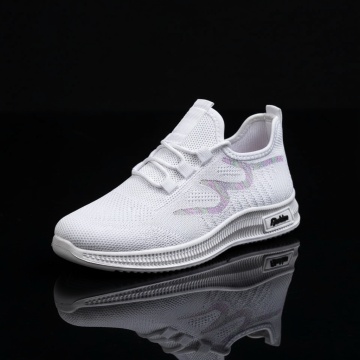 Pantofi dama sport cu siret albi MOD08062, 3, modlet.ro