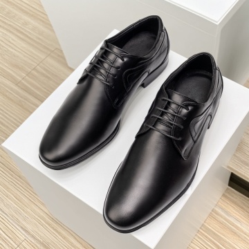 Pantofi eleganti barbati negri din Piele naturala NICU19