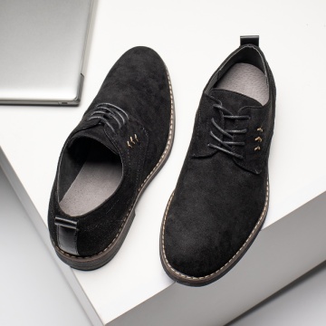 Pantofi eleganti barbati negri suede MOD08446, 3, modlet.ro