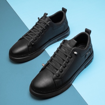 Pantofi sport barbati cu siret elastic negri MOD13975, 1, modlet.ro