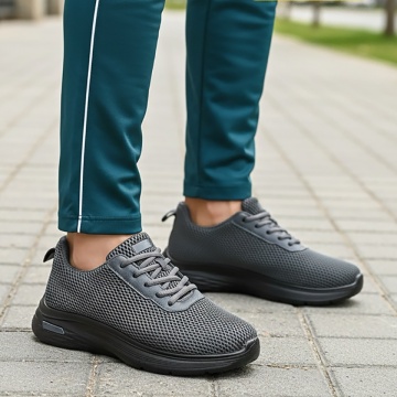Incaltaminte barbati, Pantofi sport barbati cu siret gri MOD13190, modlet.ro