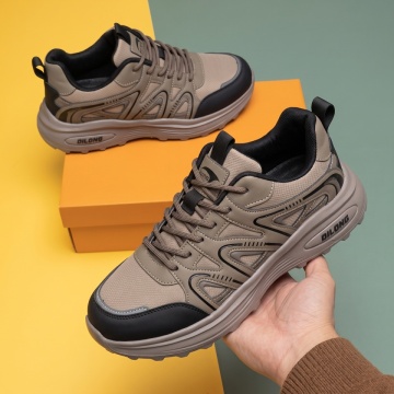 Adidasi barbati, Pantofi sport barbati cu siret khaki ION15, modlet.ro