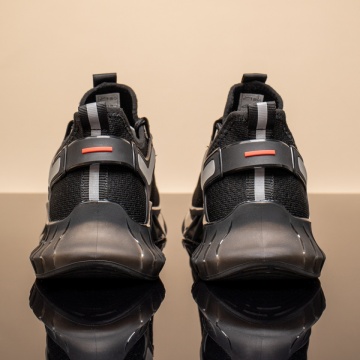 Pantofi sport barbati din material textil negri ZEF13458, 4, zeforia.ro