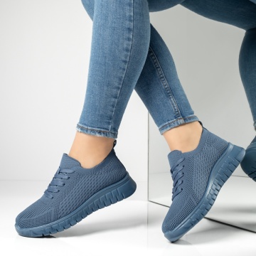 Pantofi sport dama cu siret albastri MOD13236, 2, modlet.ro
