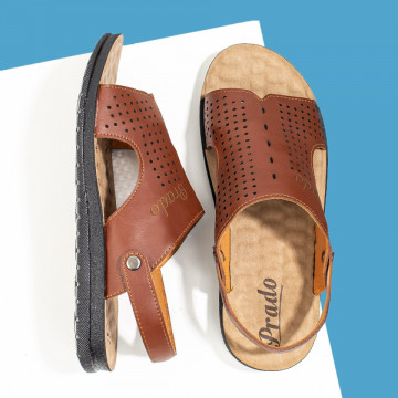 Papuci casual barbati cu bareta visinii MOD09557, 4, modlet.ro